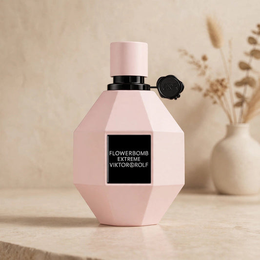 Viktor & Rolf Flowerbomb Extreme EDP Intense in warm beige luxury studio
