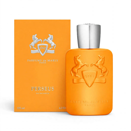 Parfums de Marly Perseus Eau de Parfum 125ml bottle and box on white background