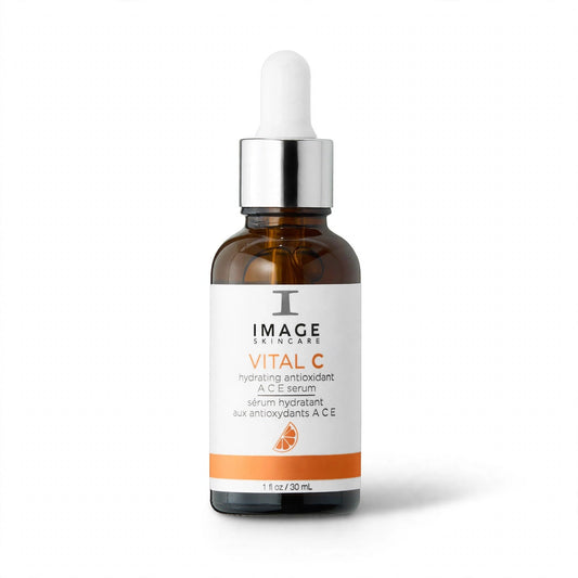 Image Skincare Vital C Hydrating Antioxidant ACE Serum on white background
