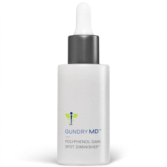 Gundry MD Polyphenol Dark Spot Diminisher serum on white background