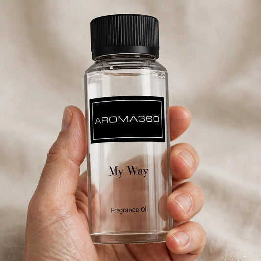 Aroma360 Hotel Collection Essential Oil 120 ml – hand image