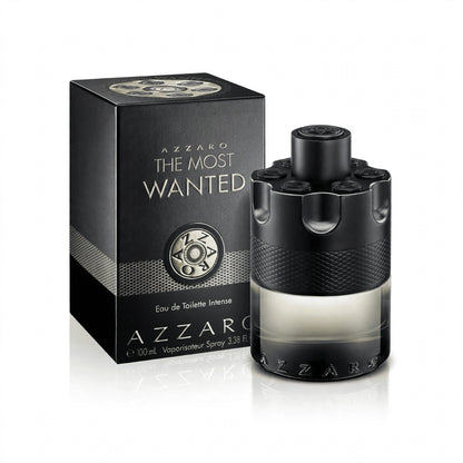 Azzaro The Most Wanted Eau de Parfum Intense 100ml bottle and box enhanced product photo