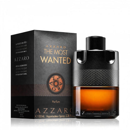 Azzaro The Most Wanted Parfum 100ml bottle and box enhanced product photo
